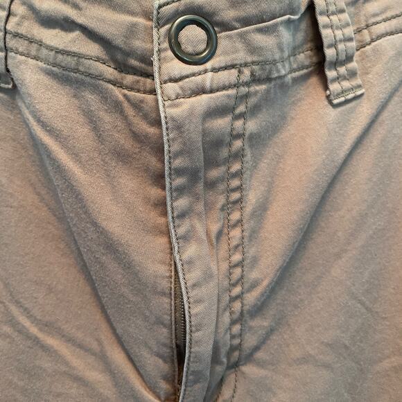 Magellan Sportswear Khaki Crop Cargo with Camo Cuff Pants 12 - Picture 3 of 8